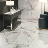 Carrelage sol et mur effet marbre brillant Hotel luxe poli 120*120 cm