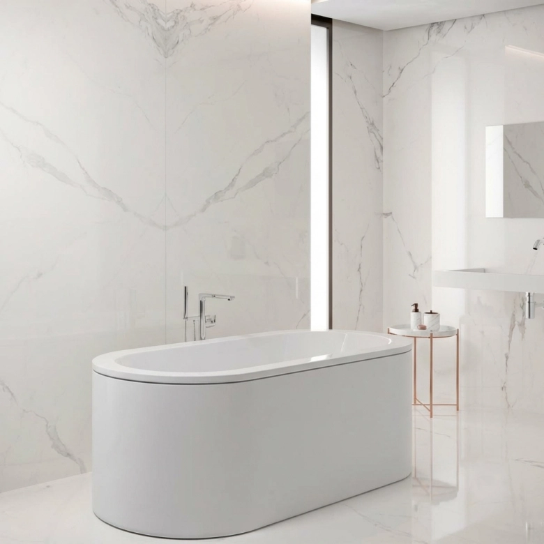 Luxury Blanco 50*100 cm