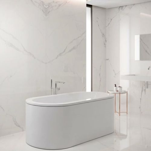 Carrelage fin sol et mur...