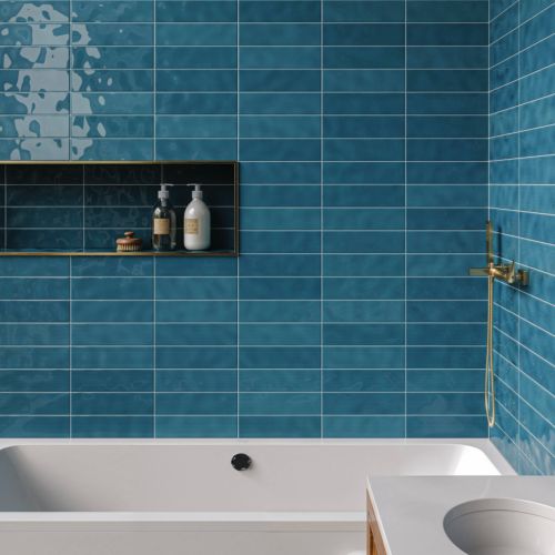 Carrelage mur effet zellige...