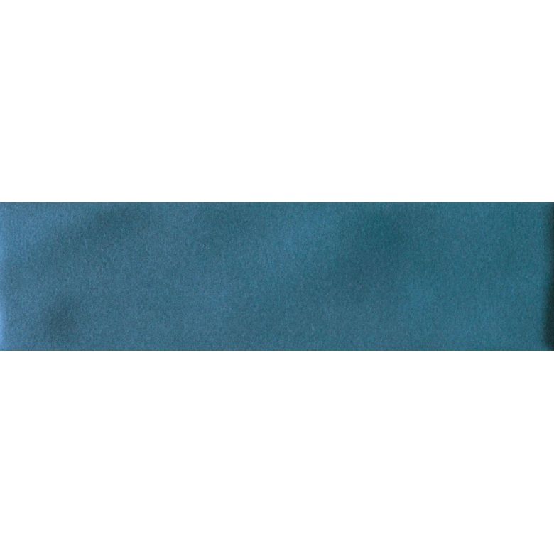 Carrelage mur effet zellige Amani Bleu Abysse 7x25 cm