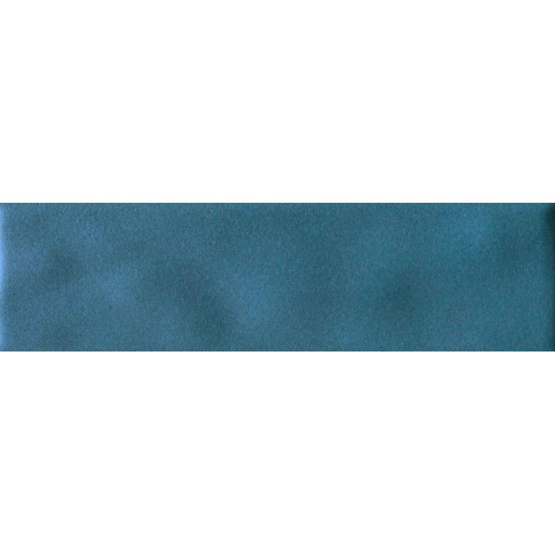 Carrelage mur effet zellige Amani Bleu Abysse 7x25 cm