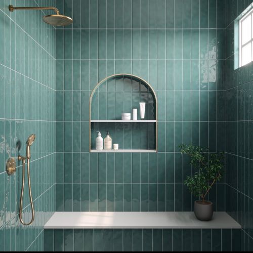 Carrelage mur effet zellige...