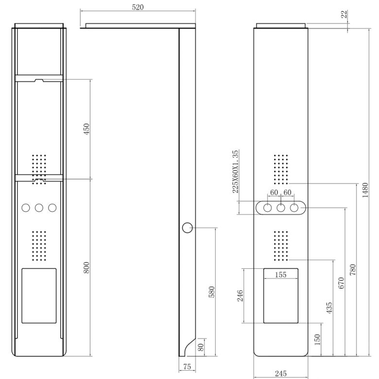 Colonne de Douche hydro Quilombo