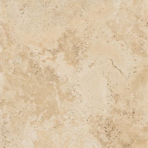 Carrelage sol effet pierre Travertin crème 30x30 cm