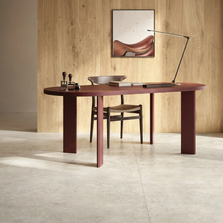 Carrelage sol effet pierre Travertin Pomezia blanc 30x60 cm