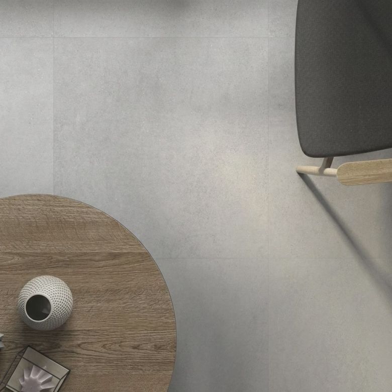 Carrelage sol effet béton Gravi Gris75x75 cm