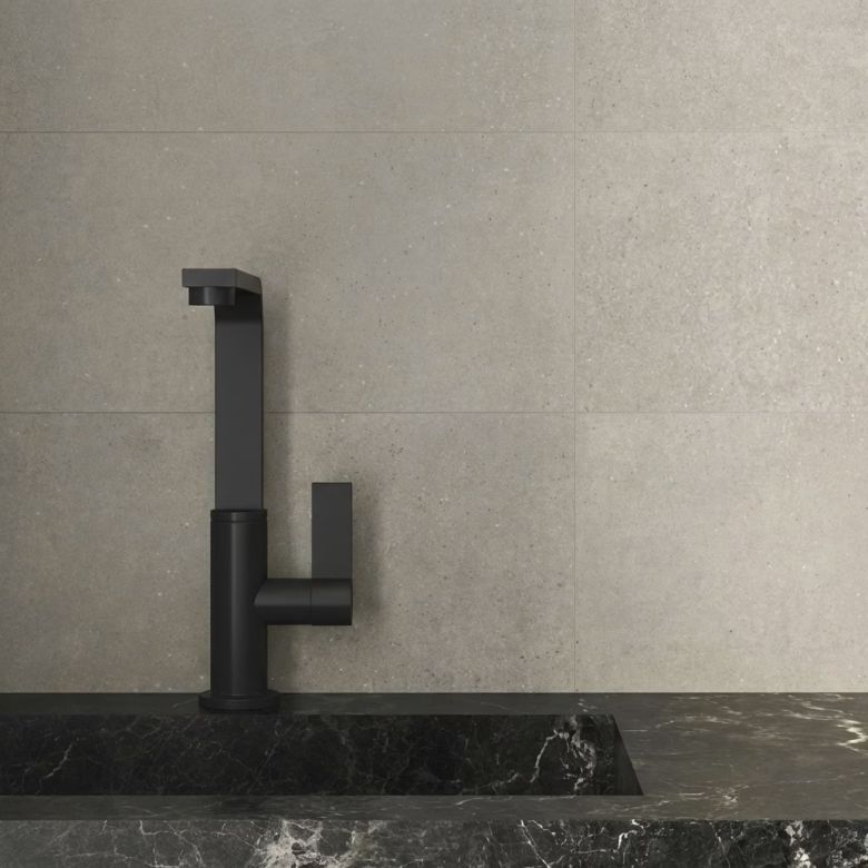 Carrelage sol effet béton GraviBeige60x120 cm