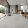 Carrelage sol effet béton Arès gris perle 60,8x60,8 cm
