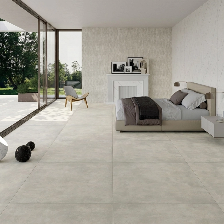 Carrelage sol effet béton Inédit grège 30x60 cm