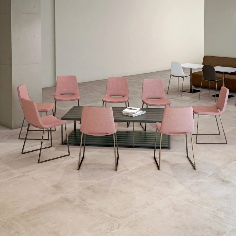 Carrelage sol effet béton Ginza terre 30x60,4 cm