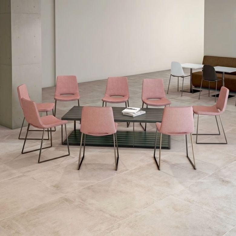 Carrelage sol effet béton Ginza sable119,8x119,8 cm