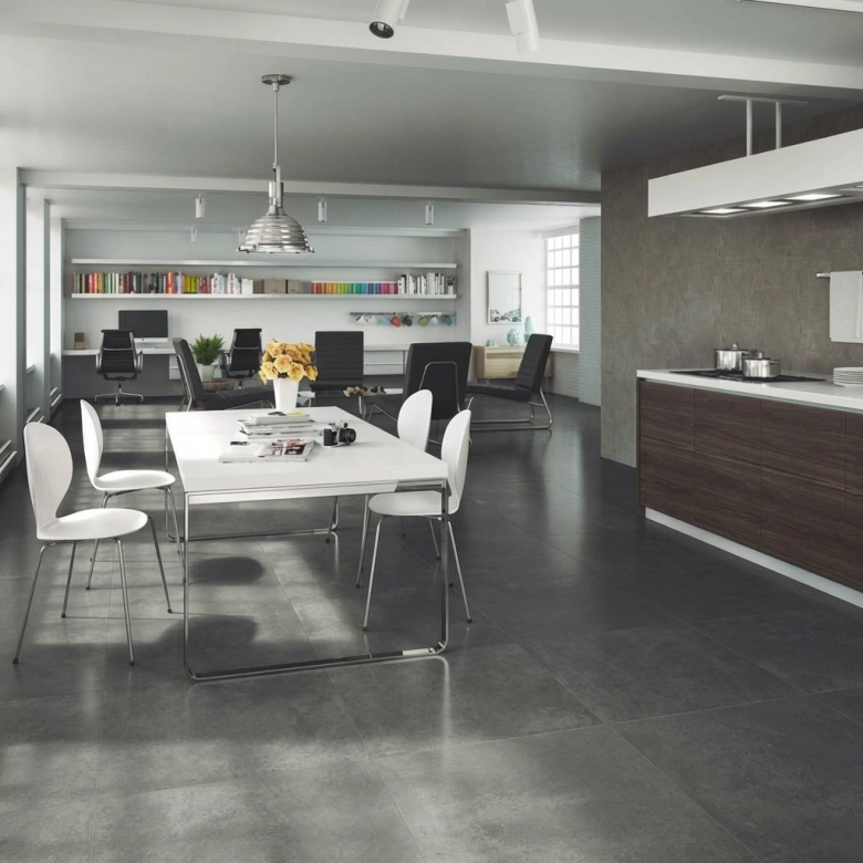 Design anthracite 60*60 cm