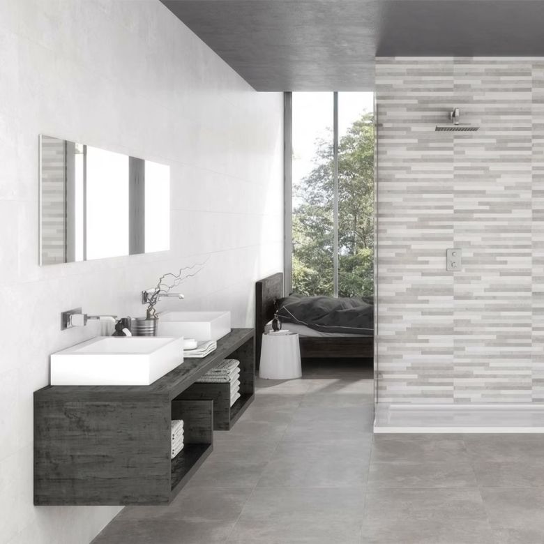 Carrelage sol effet béton Design glaciar 9090 cm