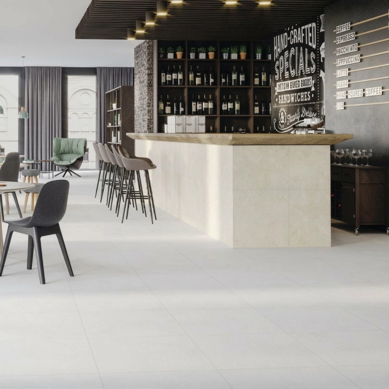 Ciment white 60*60 cm