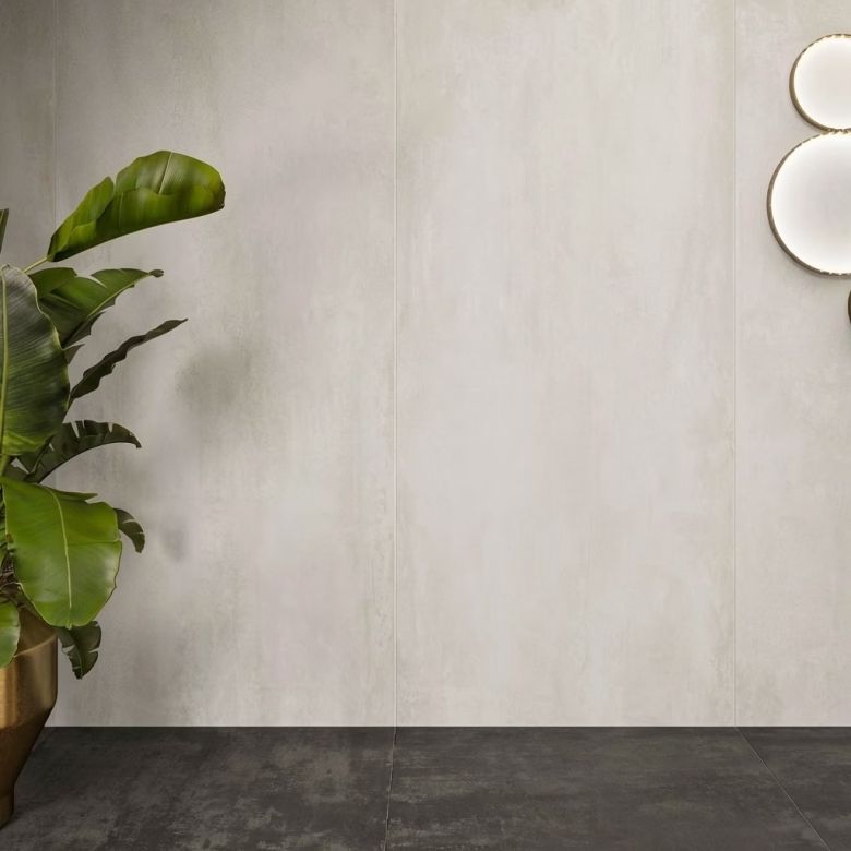 Carrelage sol effet béton Liberty pure 120x120 cm