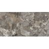 Carrelage sol et mur poli effet pierre Pyrite anthracite 60x120 cm
