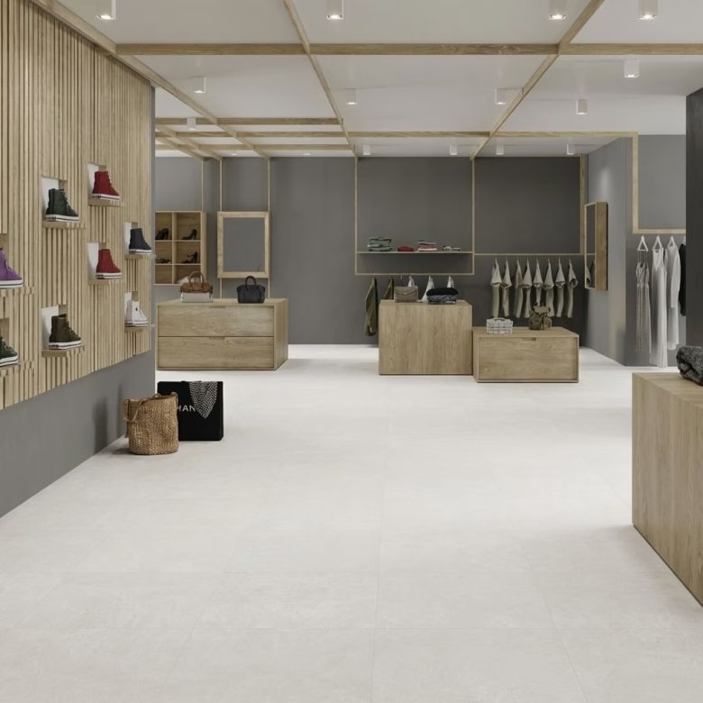 Carrelage sol moderne Rockfeller white 60x120 cm