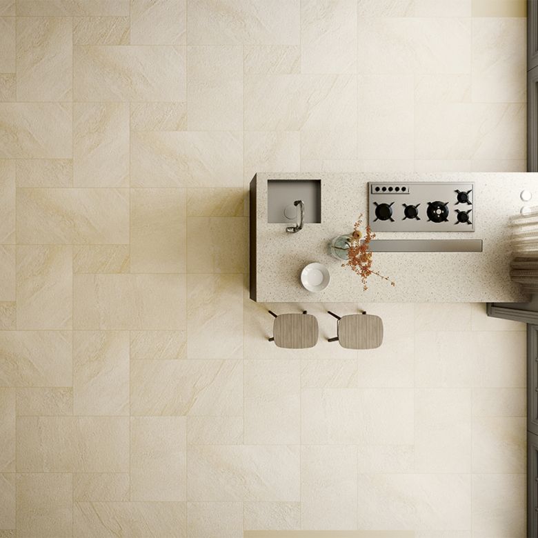 Carrelage sol extérieur effet pierre minéral beige R11 3060cm