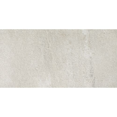 Carrelage sol extérieur effet pierre minéral bianco R11 60120 cm