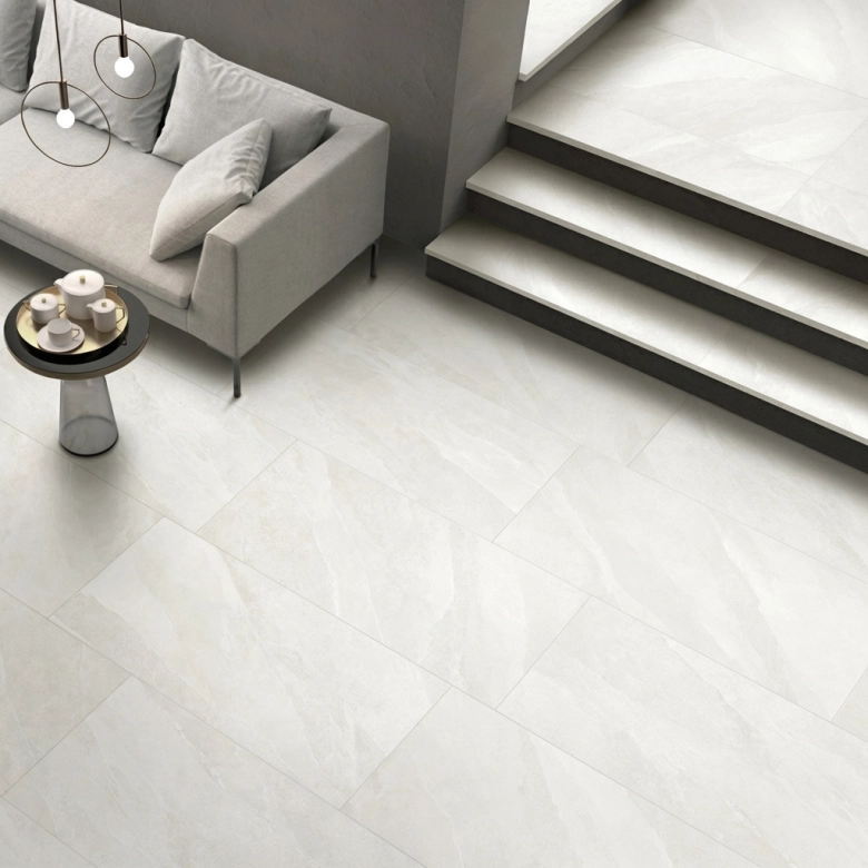 Carrelage sol extérieur effet pierre Rock leucos R11 60x60 cm