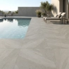 Carrelage sol extérieur effet pierre Rock litos R11 60x60 cm