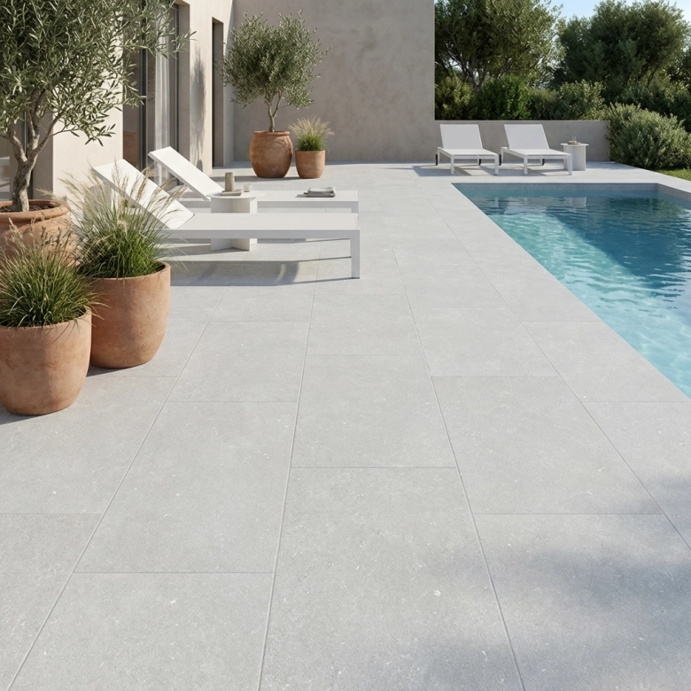 Carrelage sol extérieur moderne RondaperleR11 60x120 cm