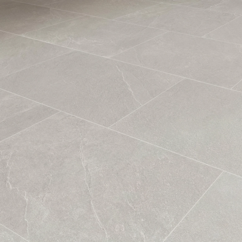 Carrelage sol extérieur effet pierre Roma bianco R11 80x80 cm