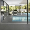Carrelage sol extérieur effet pierre Roma grigio R11 80x80 cm