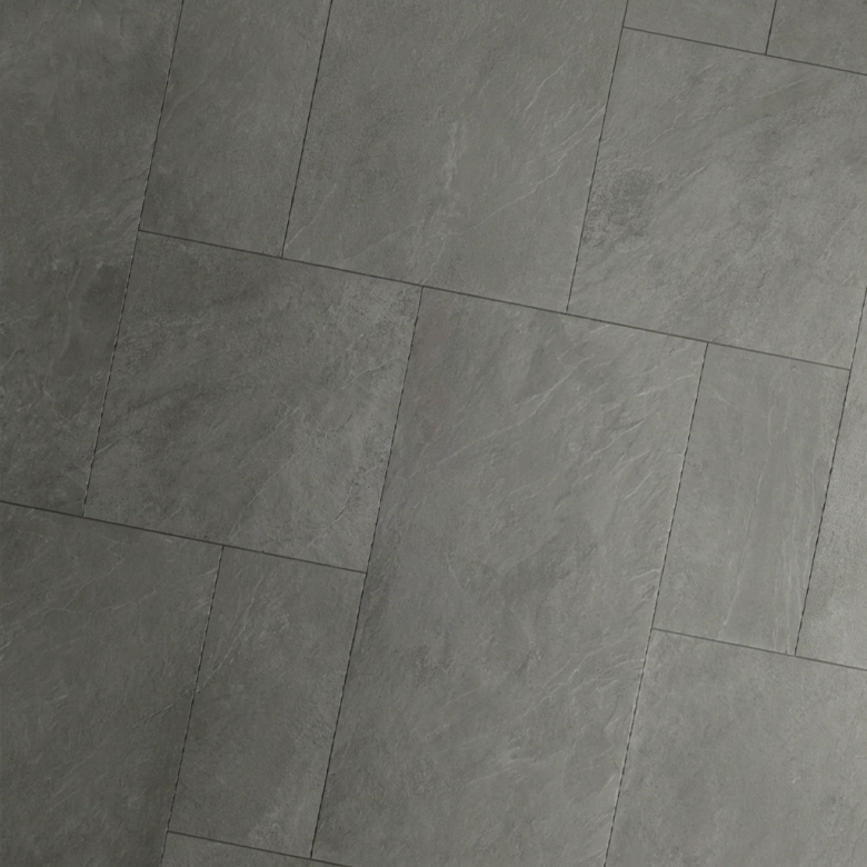 Carrelage sol extérieur effet pierre Roma cenere R11 60x120 cm