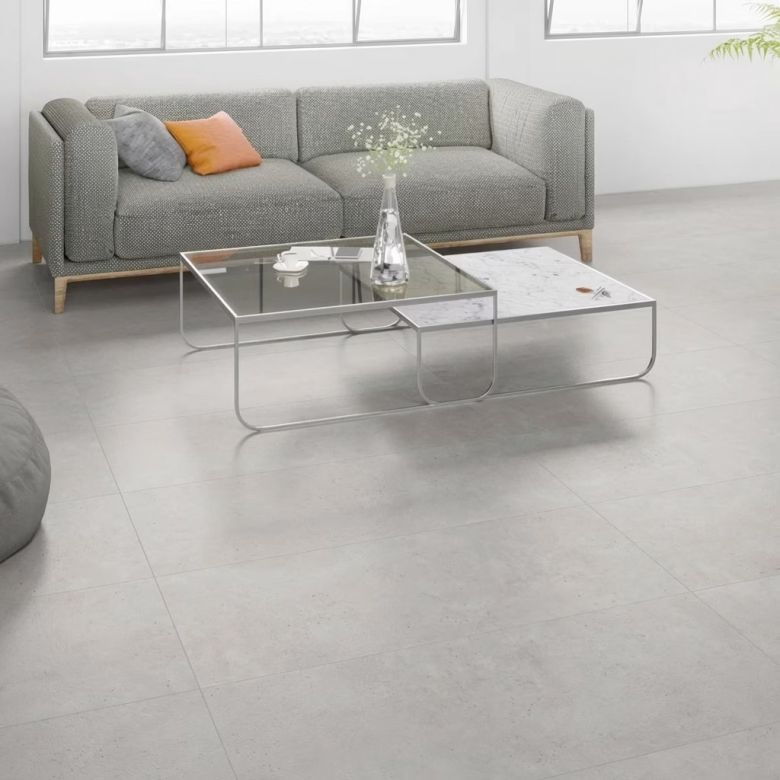 Carrelage sol moderne Allure Gris 60120 cm