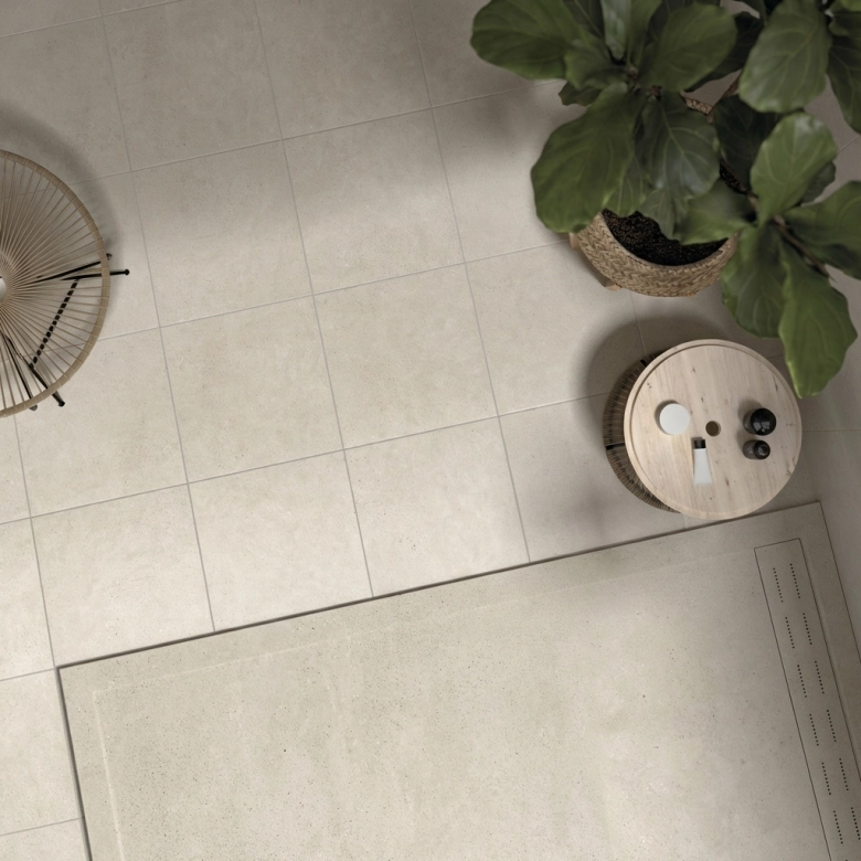 Carrelage sol moderne Berkeley beige 75x75 cm