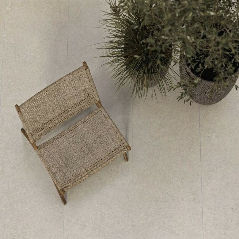 Carrelage sol moderne Berkeleybeige 120x120 cm