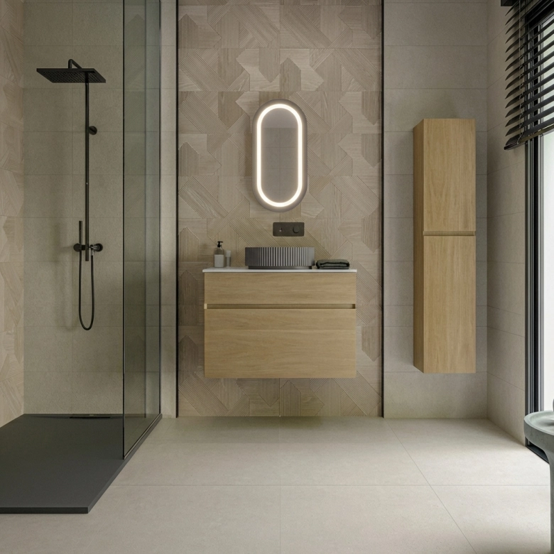 Carrelage sol moderne Berkeley beige 60x120 cm