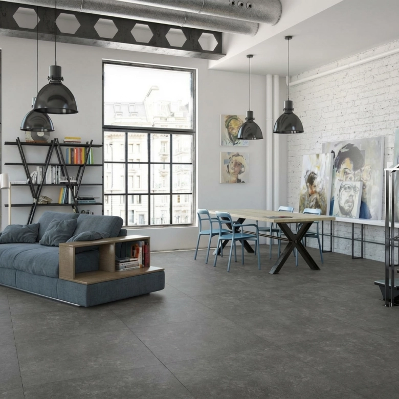 Carrelage sol moderne City plomo 60*60 cm