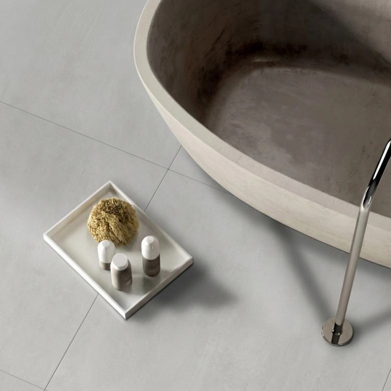 Carrelage sol moderne Avantgarde blanc 60x60 cm