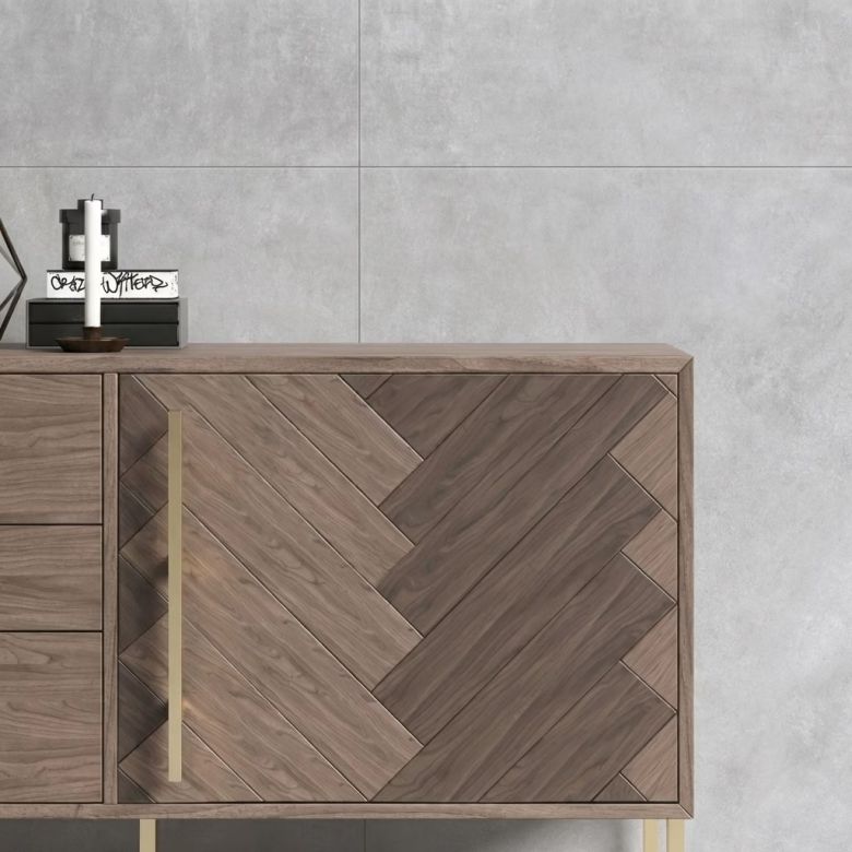 Carrelage sol moderne Avantgarde gris 60x120 cm