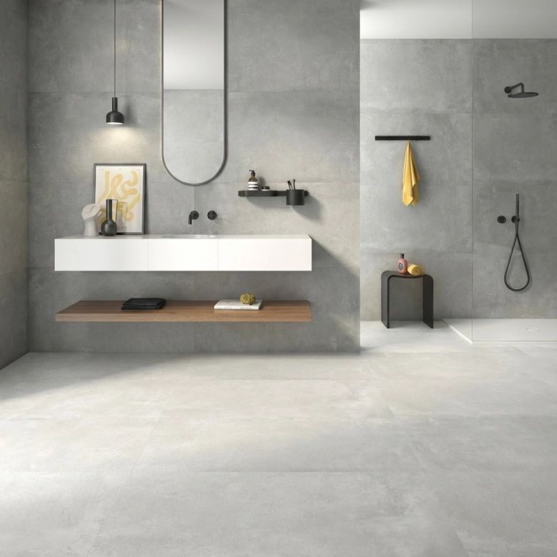 Carrelage sol moderne Max Silver 60x120 cm