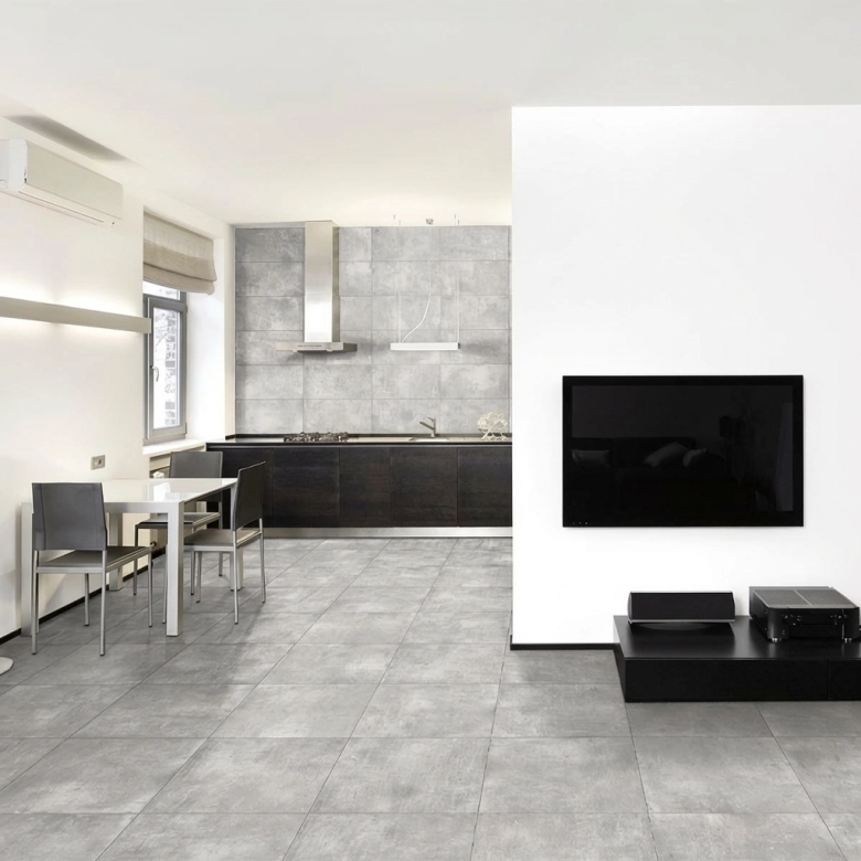 Carrelage sol moderne Tech grigio 60x60 cm