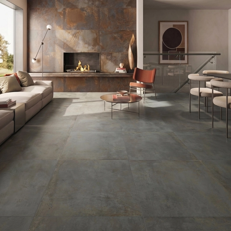 Carrelage sol moderne Vertige grey 60x60 cm