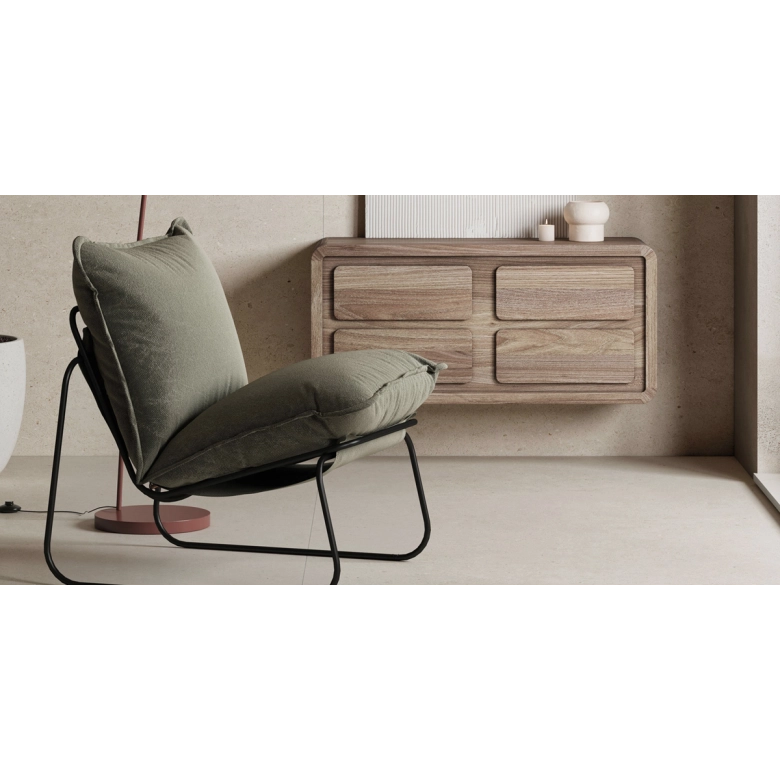 Carrelage sol effet pierre naturelle Turin sable60x120 cm