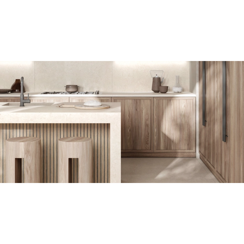 Carrelage sol effet pierre naturelle Turin sable60x120 cm