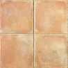 Carrelage sol traditionnel Terracotta naturel 33.5x 33.5 cm