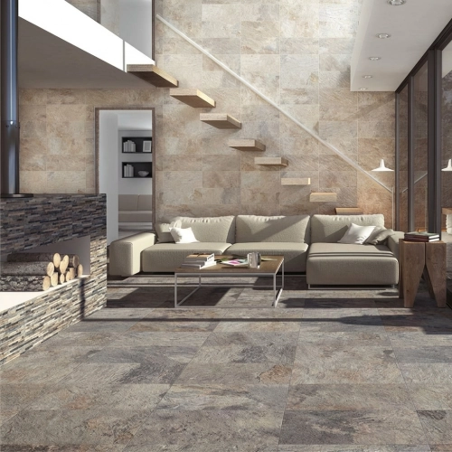 Carrelage sol effet pierre...