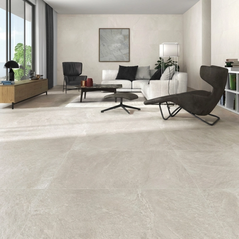 Carrelage sol effet pierre Prodige bone 60*60 cm