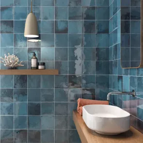 Carrelage Bleu