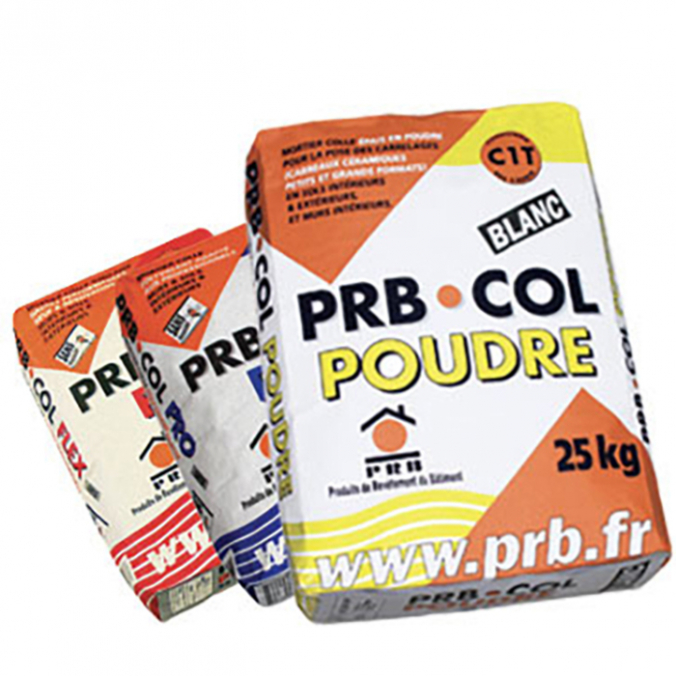 PRB Col Souple - Colle carrelage plancher chauffant et grands formats -  Allocarrelage