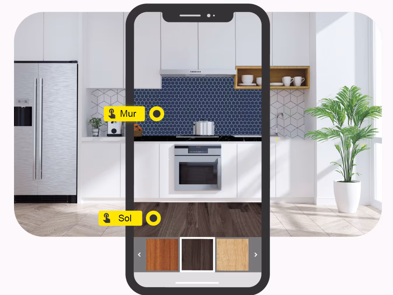 Interface mobile intuitive