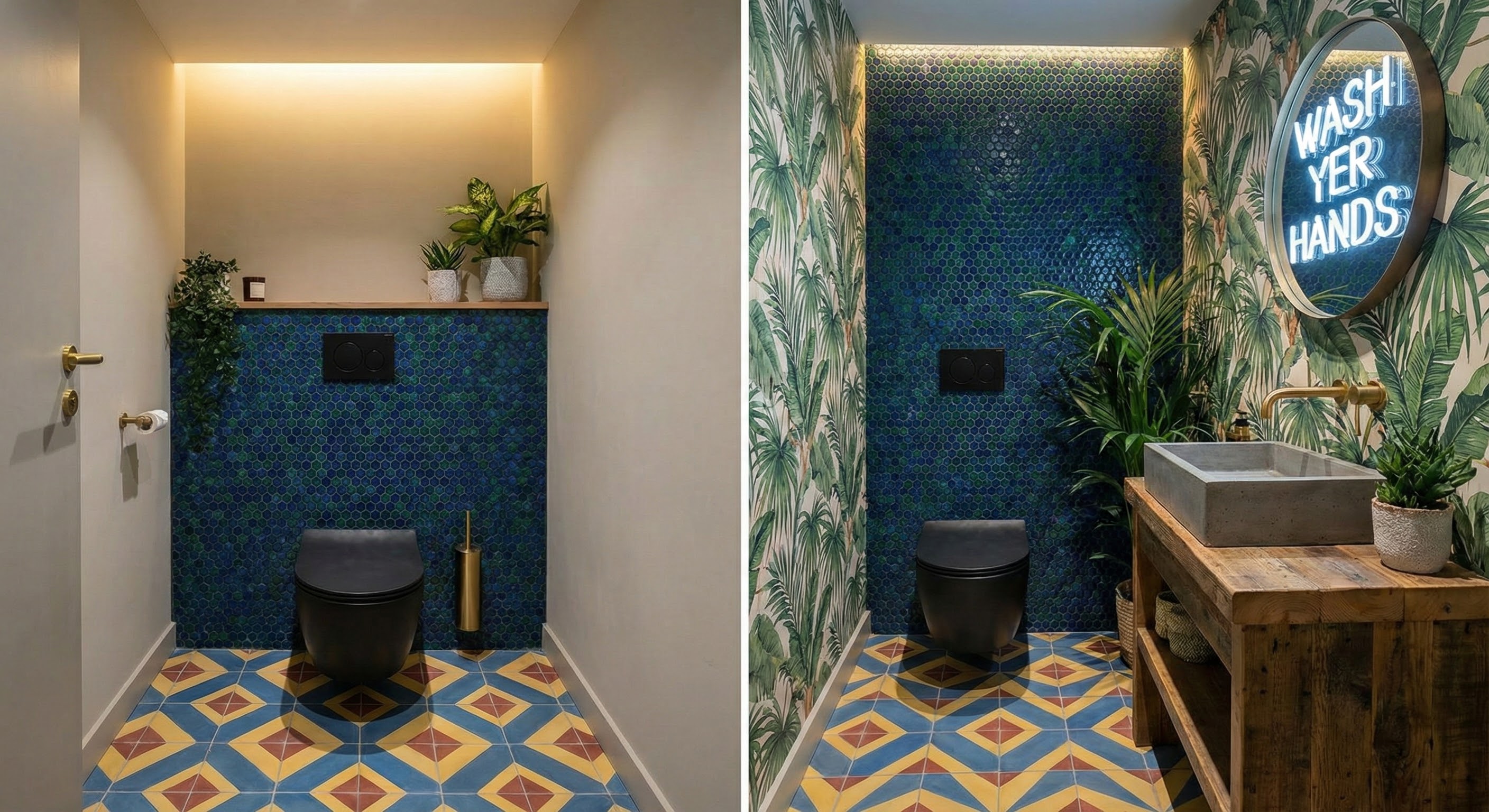 Carrelage WC Carrelage toilette / Wc