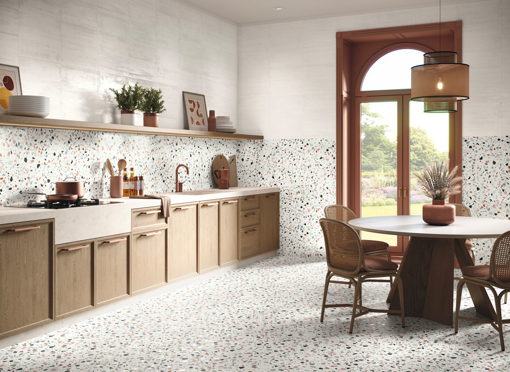 Crédence & Cuisine terrazzo